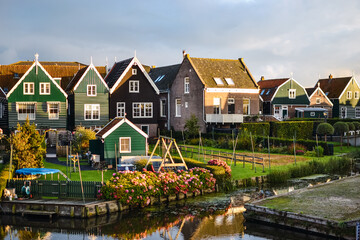 Fishing village in The Netherlands