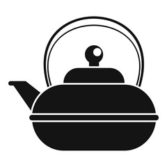 Aromatic tea pot icon. Simple illustration of aromatic tea pot vector icon for web design isolated on white background