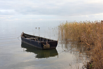 An old fishing boat