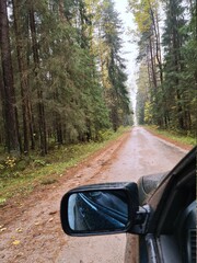 car on the road