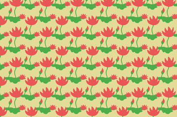 Lotus Flower Digital Paper. Suitable for backgrounds and wallpapers.