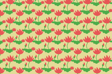 Lotus Flower Digital Paper. Suitable for backgrounds and wallpapers.