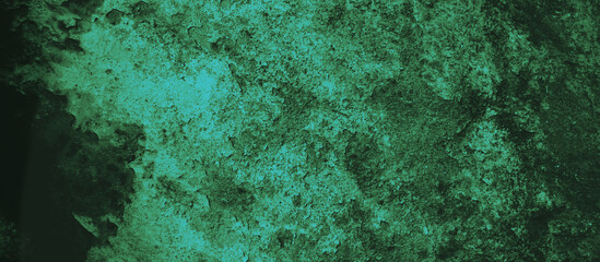 Fototapeta na wymiar Green cement wall, close-up, background texture