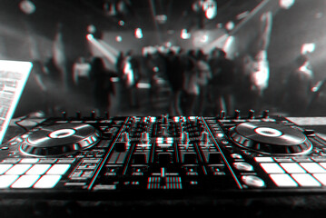 music mixer DJ controller Board for professional mixing of electronic music