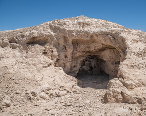Gypsum Dissolution Cave in Tule Springs Fossil Beds National Monument, Nevada, USA