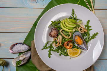 salad with vegetables