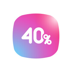40% - Mobile App Icon
