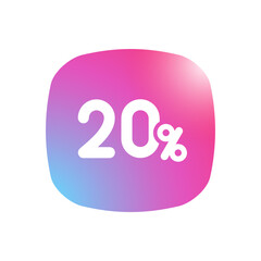 20% - Mobile App Icon