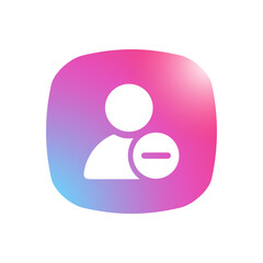 Delete User - Mobile App Icon