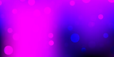 Dark purple vector template with abstract forms.