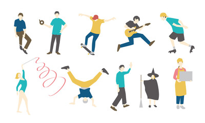 illustration of people