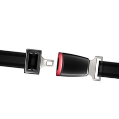 Seat Belt Automobile Life Safety Detail Vector