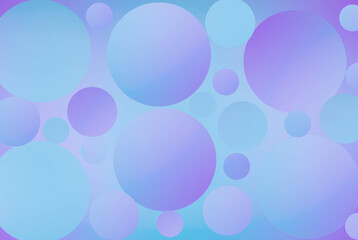 Background of circles of various colors and sizes.