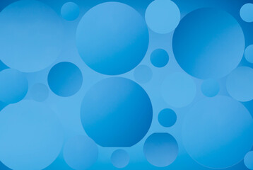 Background of circles of various colors and sizes.