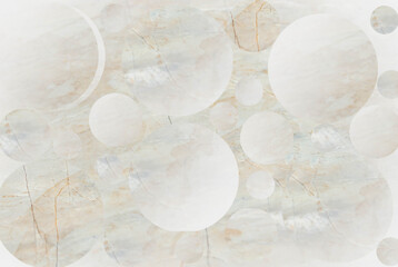 Background of circles of various colors and sizes.