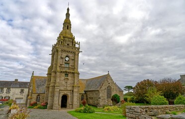  L’église de Saint-Paul-Aurélien, Lampaul-Ploudalmézeau, Finistère, Bretagne, France