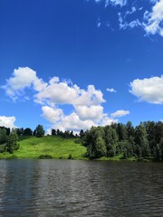 river and sky