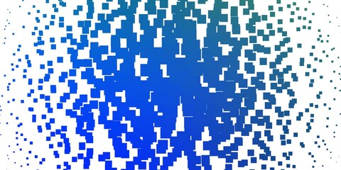 Light Blue, Green vector texture in rectangular style.