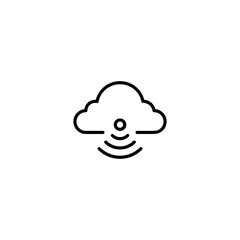 vector cloud icon