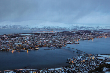 Tromso- ville du Nord de la Norvège