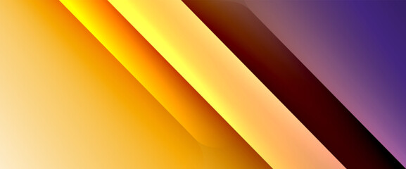Fluid gradients with dynamic diagonal lines abstract background. Bright colors with dynamic light and shadow effects. Vector wallpaper or poster