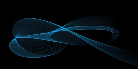 Color light blue abstract waves design
