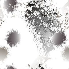 Splatter Brush Stroke Surface. Watercolor Endless 