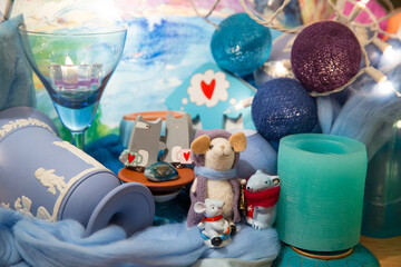 A made-up story with mice