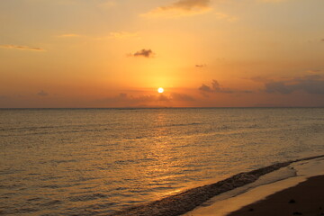 Coucher de soleil en Thailande