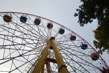 Ferries wheel in the end of season.