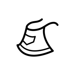 apron icon vector design trendy