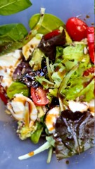 salad with shrimps