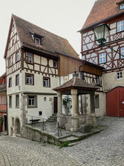 Fachwerkhäuser in Rothenburg ob der Tauber