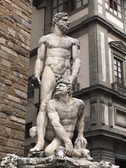 Hercules Defeating Cacus, Palazzo Vecchio