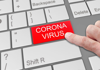 Tastatur Corona Virus