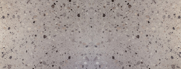 A pattern of concrete mixed with stone-chips