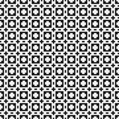 Fototapeta premium Abstract Cross Pattern Dots Logo generative computational art illustration