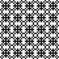 Fototapeta premium Abstract Cross Pattern Dots Logo generative computational art illustration