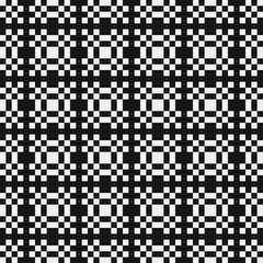 Fototapeta premium Abstract Cross Pattern Dots Logo generative computational art illustration