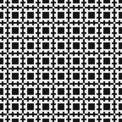 Fototapeta premium Abstract Cross Pattern Dots Logo generative computational art illustration