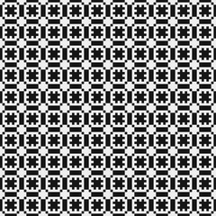 Fototapeta premium Abstract Cross Pattern Dots Logo generative computational art illustration