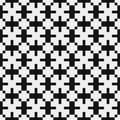 Abstract Cross Pattern Dots Logo generative computational art illustration