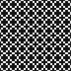 Fototapeta premium Abstract Cross Pattern Dots Logo generative computational art illustration