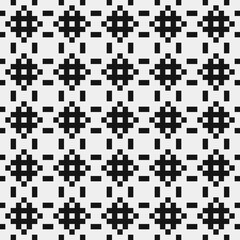 Fototapeta premium Abstract Cross Pattern Dots Logo generative computational art illustration