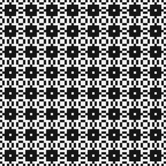 Fototapeta premium Abstract Cross Pattern Dots Logo generative computational art illustration