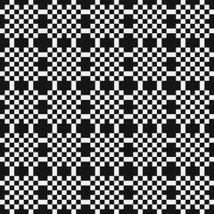 Fototapeta premium Abstract Cross Pattern Dots Logo generative computational art illustration