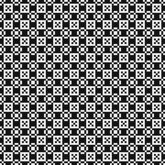 Abstract Cross Pattern Dots Logo generative computational art illustration