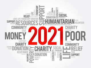 2021 social word cloud collage, concept background