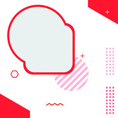 Social media post background, banner promotion template for ads