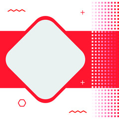 Social media post background, banner promotion template for ads